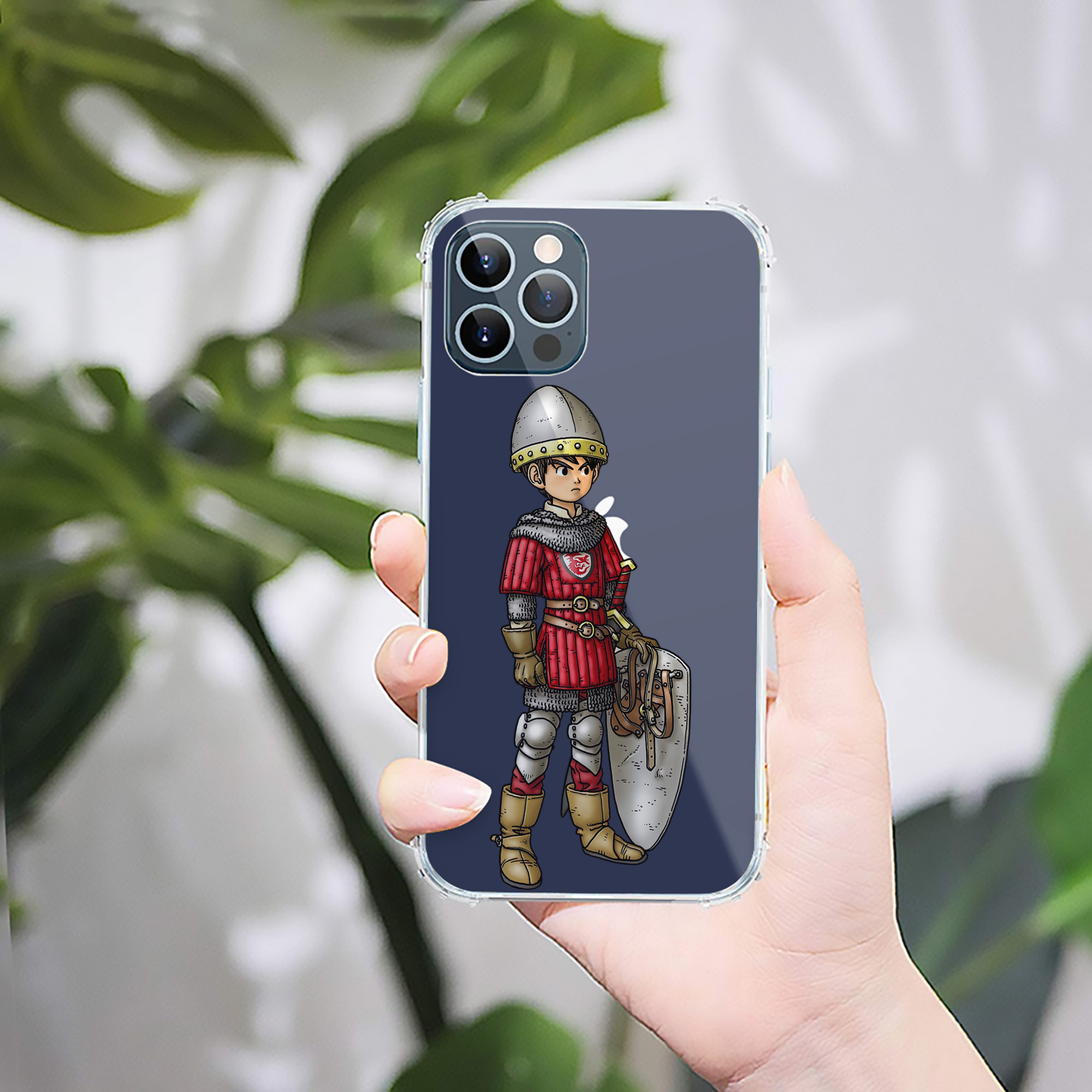 （画像用） ドラゴンクエスト Doragon Kuesuto Dragon Quest 【iPhone 12シリーズ対応】透明スマホケース（クリアソフトケース）